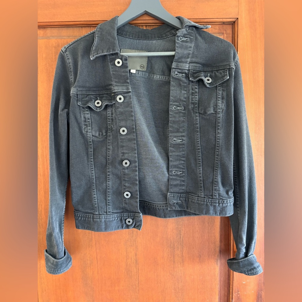 AG Adriano Goldschmied Dark Gray Denim Jacket